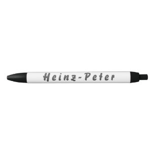 Heinz-Peter Kugelschreiber Zwarte Inkt Pen