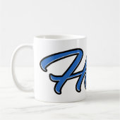 Heinz Vorname Name blue Tasse Kaffeetasse Koffiemok (Links)
