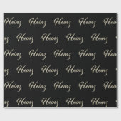 Heinz Vorname Name edles Geschenkpapier Papier (Vlak)