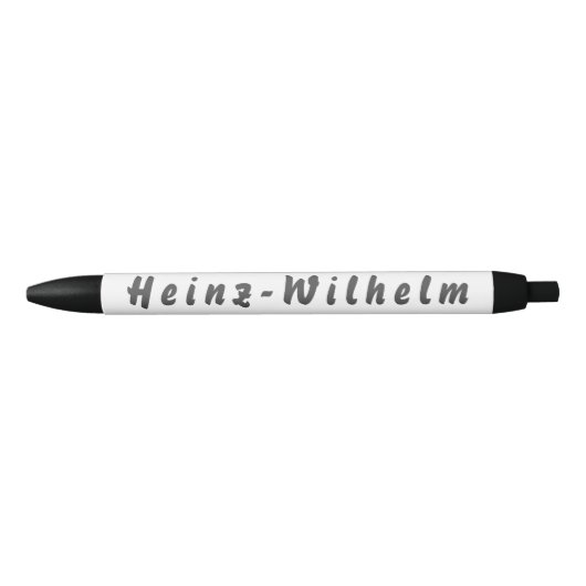 Heinz-Wilhelm Kugelschreiber Zwarte Inkt Pen (Voorkant)
