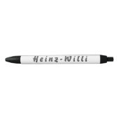 Heinz-Willi Kugelschreiber Zwarte Inkt Pen (Voorkant)