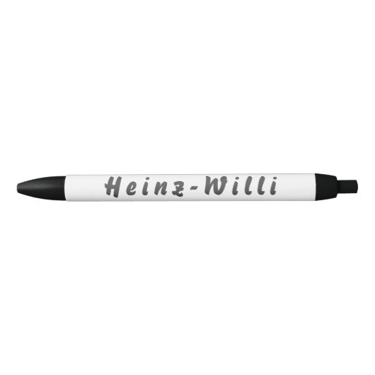 Heinz-Willi Kugelschreiber Zwarte Inkt Pen (Voorkant)
