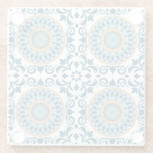 heipalet glazen onderzetter (Achterkant)