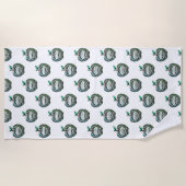 Heirani808 Island Tropical Tribal Appeldeken Strandlaken (Voorkant)