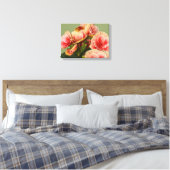 Heirloom Begonias 2 Canvas Afdruk (Insitu (Slaapkamer))