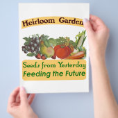 Heirloom Gardener Custom Flyer (Hand)