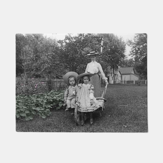 Heirloom Gardening Garden Moeder Dochter 1890 Deurmat (Voorkant)