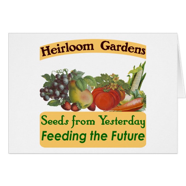 Heirloom Gardens Green Gezegde (Voorkant Horizontaal)