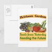 Heirloom Gardens Green Gezegde Briefkaart (Voorkant / Achterkant)