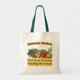 Heirloom Gardens Green Gezegde Canvas tas