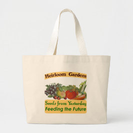 Heirloom Gardens Green Gezegde Grote Tote Bag