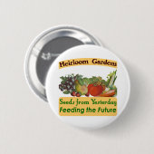 Heirloom Gardens Green Gezegde Ronde Button 5,7 Cm (Voorkant /achterkant)
