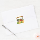 Heirloom Gardens Green Gezegde Ronde Sticker (Envelop)
