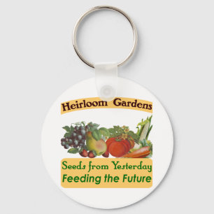 Heirloom Gardens Green Gezegde Sleutelhanger