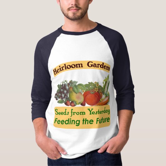 Heirloom Gardens Green Gezegde T-shirt (Voorkant)