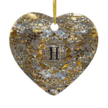 Heirloom Heart Elegant Monogram