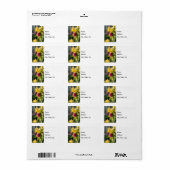 Heirloom Iris Etiket (Full Sheet)