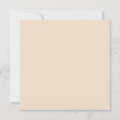 Heirloom Ivoor Roos Waterverf Bruiloft Kaart (Achterkant)