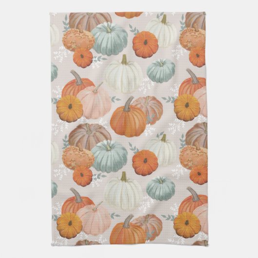 Heirloom Pumpkins Theedoek (Verticaal)