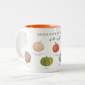 Heirloom Pumpkins Tweekleurige Koffiemok (Voorkant links)