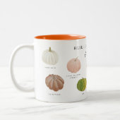 Heirloom Pumpkins Tweekleurige Koffiemok (Links)