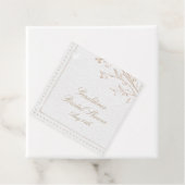 Heirloom Rococo Bridal Shower Bedankjes Labels (In situ)