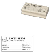 Heirloom Seed Saver-pakket Rubberstempel (Gestempeld)