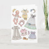 Heirloom Style Baby Doll Blank Note Card Kaart (Voorkant)