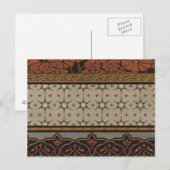 Heirloom Textiel met Decoratieve Patronen Briefkaart (Voorkant / Achterkant)