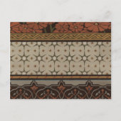 Heirloom Textiel met Decoratieve Patronen Briefkaart (Voorkant)