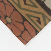Heirloom Textiel met Decoratieve Patronen Fleece Deken (Hoek)