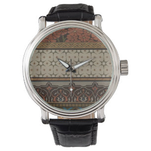Heirloom Textiel met Decoratieve Patronen Horloge