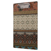 Heirloom Textiel met Decoratieve Patronen Klembord (Links)