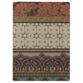 Heirloom Textiel met Decoratieve Patronen Klembord (Achterkant)