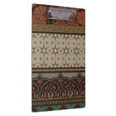 Heirloom Textiel met Decoratieve Patronen Klembord (Rechts)