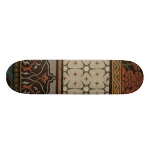 Heirloom Textiel met Decoratieve Patronen Persoonlijk Skateboard