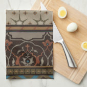 Heirloom Textiel met Decoratieve Patronen Theedoek (Quarter Fold)