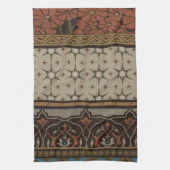 Heirloom Textiel met Decoratieve Patronen Theedoek (Verticaal)