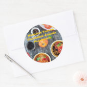 Heirloom Tomaat Tuiniers Tegen Parkinsons! Ronde Sticker (Envelop)