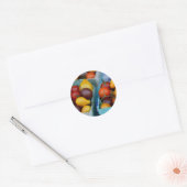 Heirloom Tomaten Ronde Sticker (Envelop)