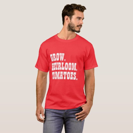Heirloom Tomaten T-shirt (Voorkant volledig)
