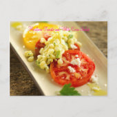 Heirloom Tomato en White Corn Salad Briefkaart (Voorkant)
