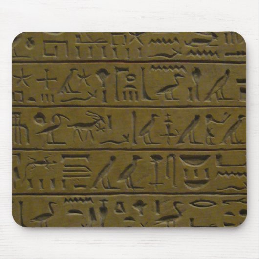 Heiroglyph Mousepad Muismat (Voorkant)