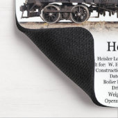 Heisler Logging Locomotive Muismat (Hoek)