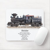 Heisler Logging Locomotive Muismat (Met muis)