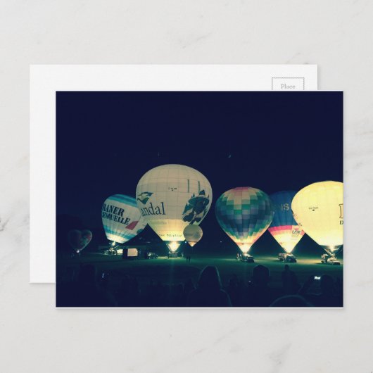 Heißluftballons Briefkaart (Voorkant / Achterkant)
