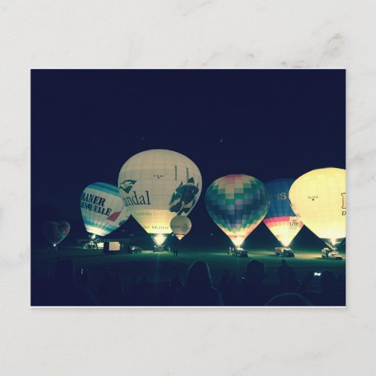 Heißluftballons Briefkaart (Voorkant)