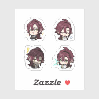 Heizou Genshin Impact 4 stickersheet Sticker