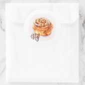 Hej. Kanelbullar Fika Sticker (Tas)