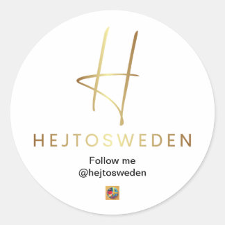 Hejtosweden Aufkleber Ronde Sticker